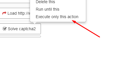 Execute Only One Action