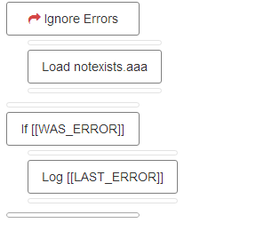 Ignore Errors