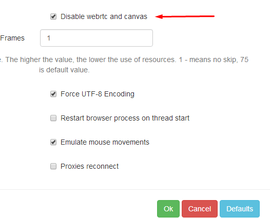 Canvas Disable