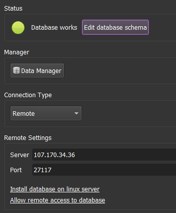 Database Remote
